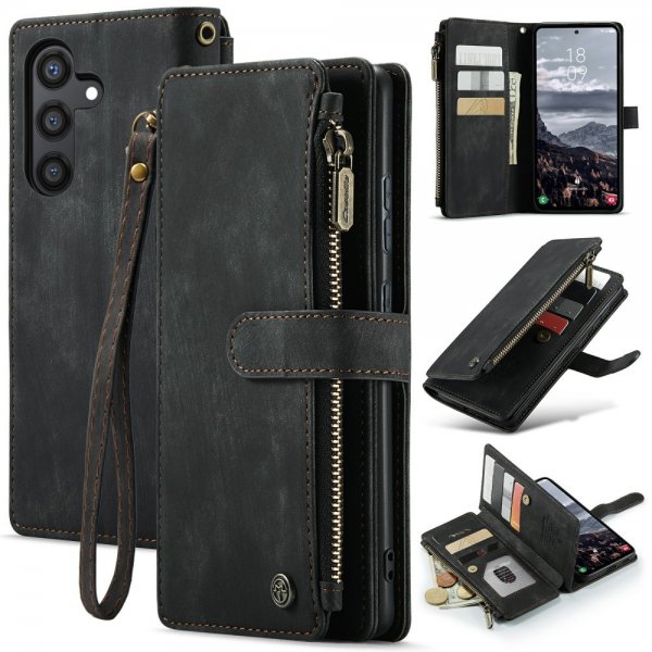 CaseMe Samsung Galaxy S24 Plus Fodral C30 Series Svart