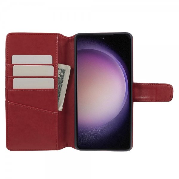 Nordic Covers Samsung Galaxy S24 Plus Fodral Essential Leather Poppy Red