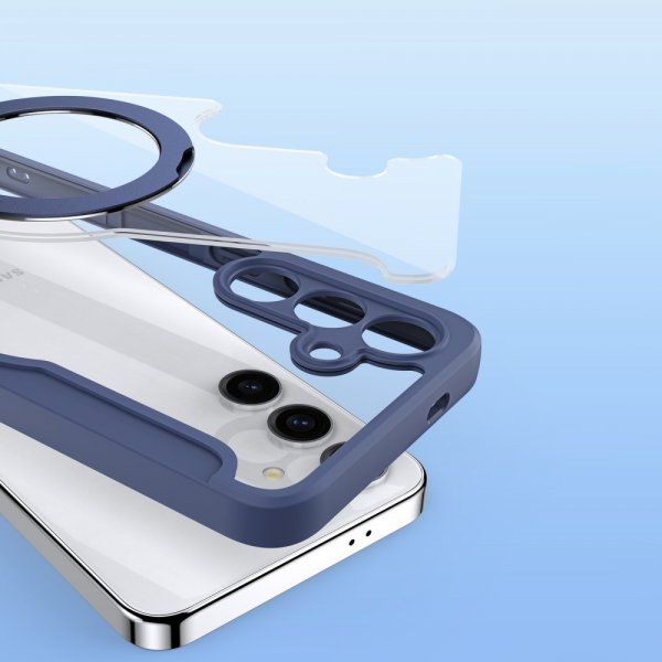 Dux Ducis Samsung Galaxy S24 Plus Fodral Skin X Pro Series Kickstand MagSafe Blå