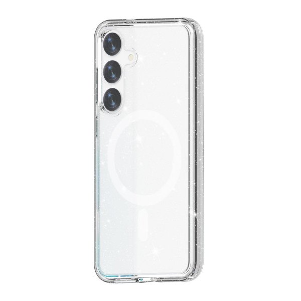 Samsung Galaxy S24 Plus Skal Glitter MagSafe Transparent