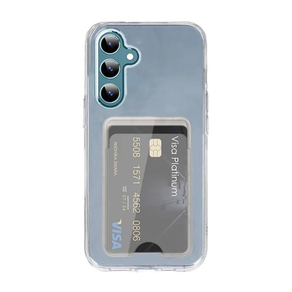 Rvelon Samsung Galaxy S24 Plus Skal Korthållare Transparent