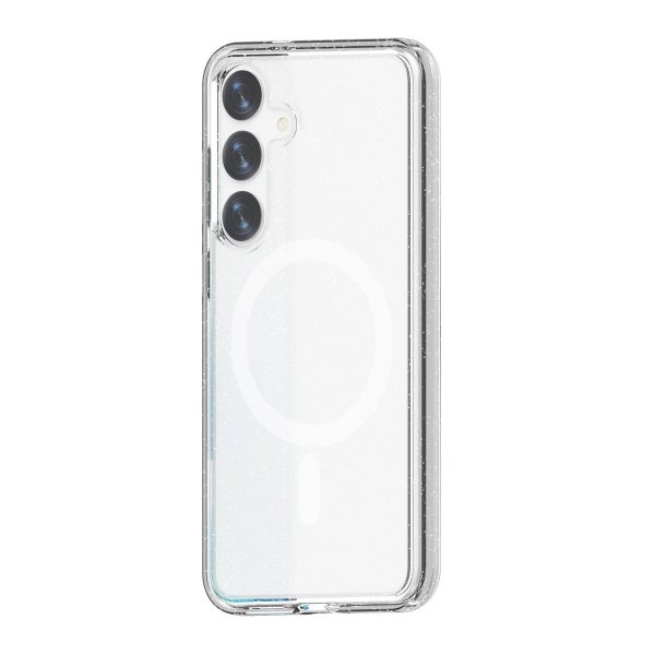 Samsung Galaxy S24 Plus Skal Glitter Stöttåligt Transparent