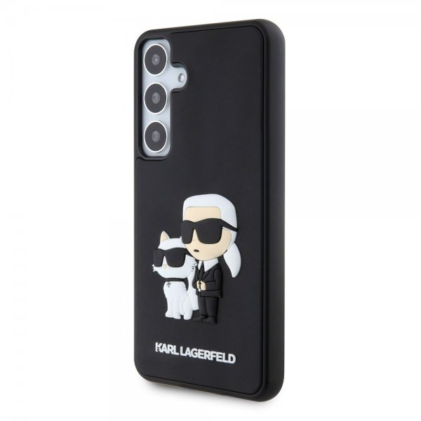 Karl Lagerfeld Samsung Galaxy S24 Plus Skal 3D Rubber Karl & Choupette Svart