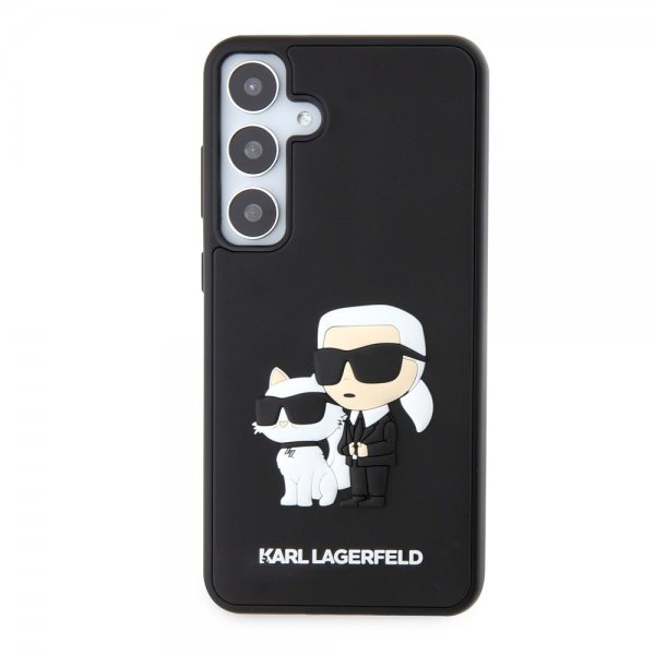Karl Lagerfeld Samsung Galaxy S24 Plus Skal 3D Rubber Karl & Choupette Svart