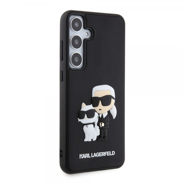 Karl Lagerfeld Samsung Galaxy S24 Plus Skal 3D Rubber Karl & Choupette Svart