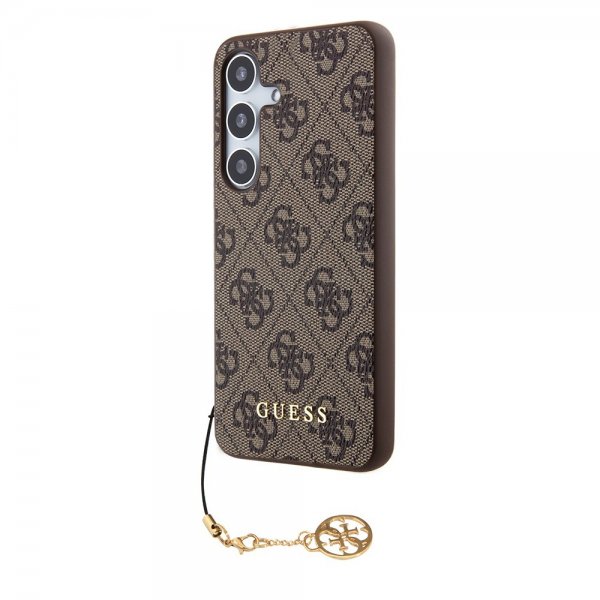 Guess Samsung Galaxy S24 Plus Skal 4G Charm Brun
