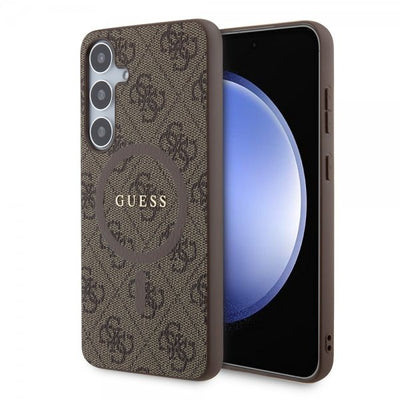 Guess Samsung Galaxy S24 Plus Skal 4G Pattern MagSafe Brun