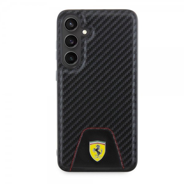 Ferrari Samsung Galaxy S24 Plus Skal Carbon & Stripe Svart