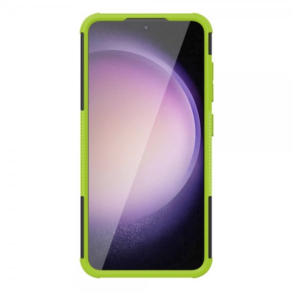 Samsung Galaxy S24 Plus Skal Däckmönster Stativfunktion Grön