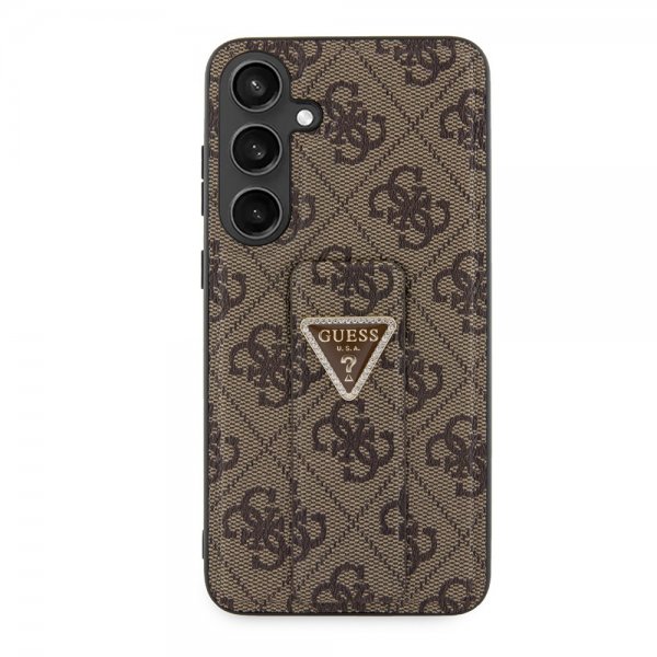 Guess Samsung Galaxy S24 Plus Skal Grip Stand Function Brun