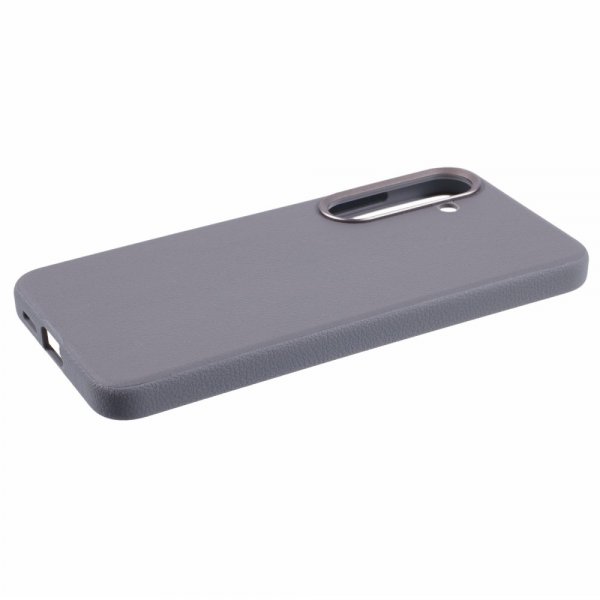 X-Level Samsung Galaxy S24 Plus Skal Lädertextur MagSafe Grå