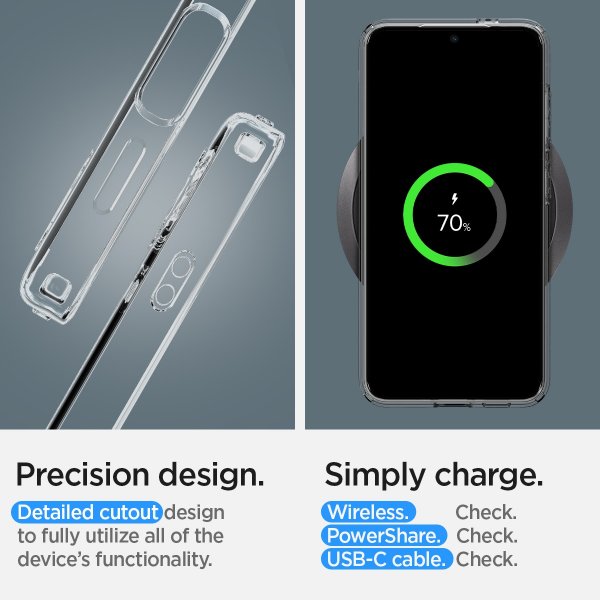 Spigen Samsung Galaxy S24 Plus Skal Liquid Crystal Crystal Clear
