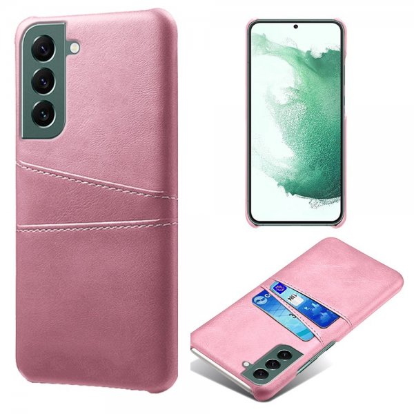 Samsung Galaxy S24 Plus Skal med två Kortfack Roseguld