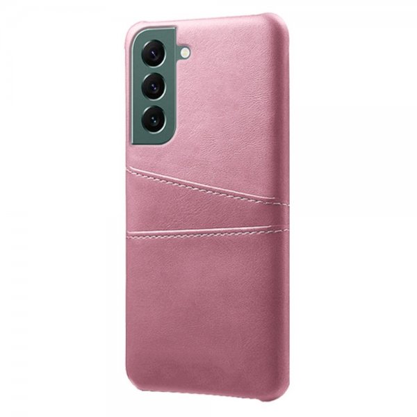 Samsung Galaxy S24 Plus Skal med två Kortfack Roseguld