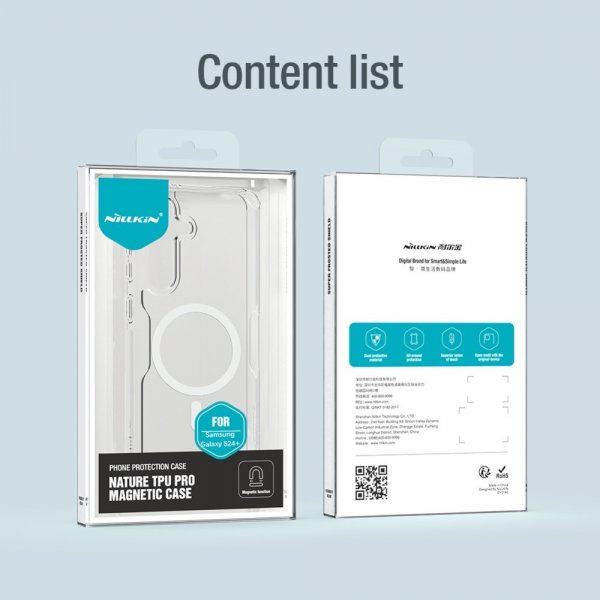 Nillkin Samsung Galaxy S24 Plus Skal Nature Pro Series MagSafe Transparent