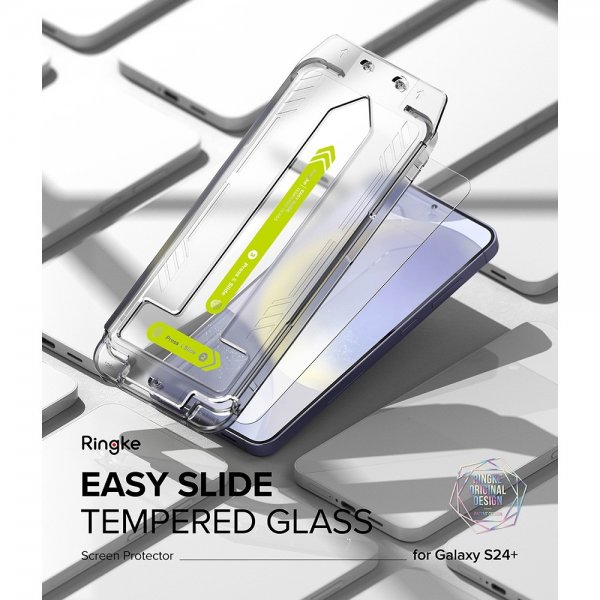 Ringke Samsung Galaxy S24 Plus Skärmskydd Easy Slide 2-pack