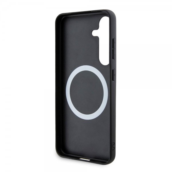 BMW Samsung Galaxy S24 Skal Carbon Tricolor Stripe MagSafe Svart