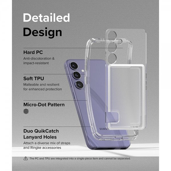 Ringke Samsung Galaxy S24 Skal Fusion Card Clear