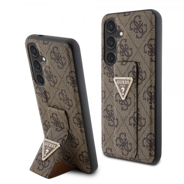 Guess Samsung Galaxy S24 Skal Grip Stand Function Brun