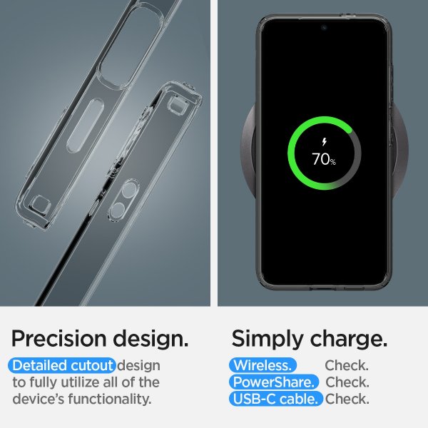 Spigen Samsung Galaxy S24 Skal Liquid Crystal Space Crystal