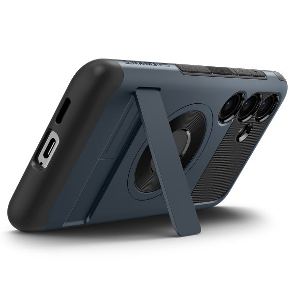 Spigen Samsung Galaxy S24 Skal Slim Armor MagFit Metal Slate