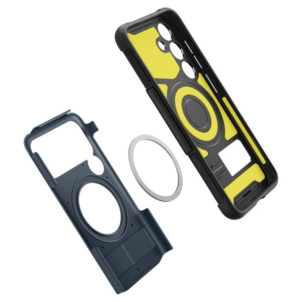 Spigen Samsung Galaxy S24 Skal Slim Armor MagFit Metal Slate
