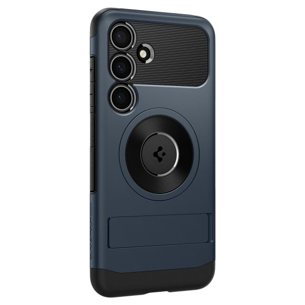 Spigen Samsung Galaxy S24 Skal Slim Armor MagFit Metal Slate