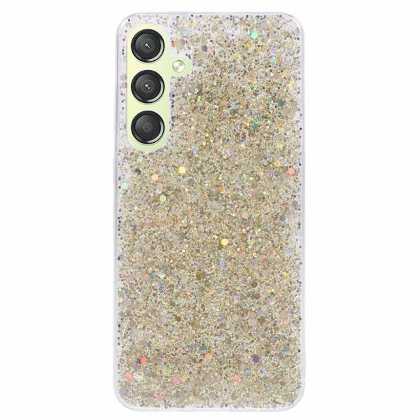 Nordic Covers Samsung Galaxy S24 Skal Sparkle Series Citrine Gold