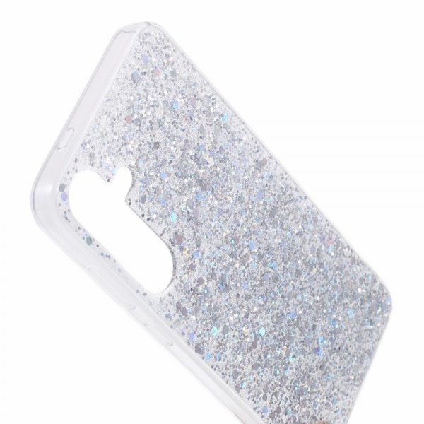 Nordic Covers Samsung Galaxy S24 Skal Sparkle Series Stardust Silver