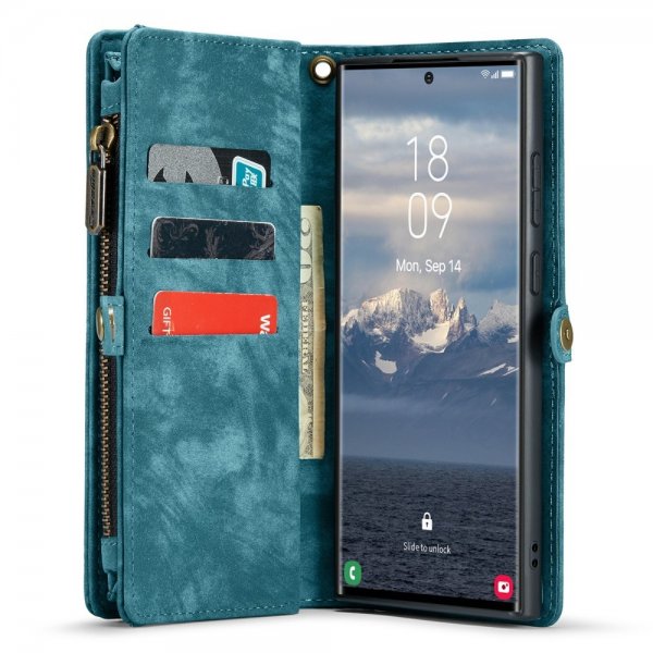 CaseMe Samsung Galaxy S24 Ultra Fodral 008 Series Löstagbart Skal Blå