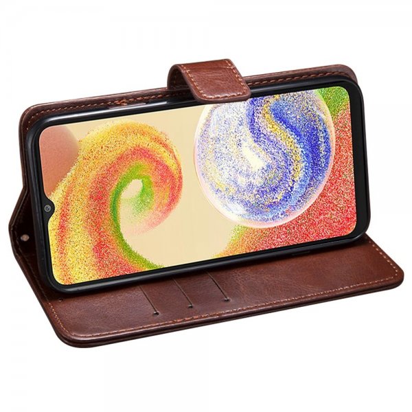 Samsung Galaxy S24 Ultra Fodral Lädertextur Röd