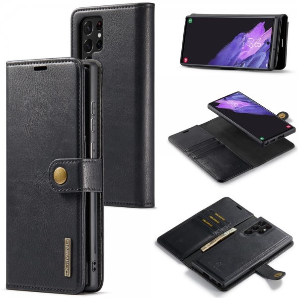 Dg.Ming Samsung Galaxy S24 Ultra Fodral med Löstagbart Skal Svart