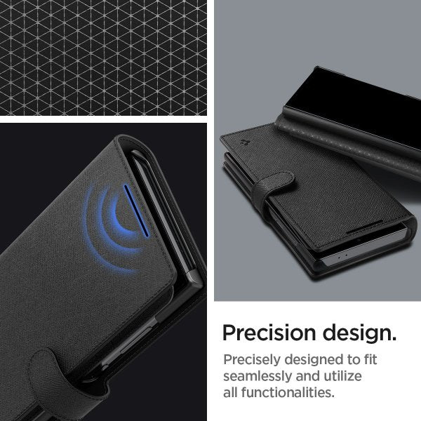 Spigen Samsung Galaxy S24 Ultra Fodral Wallet S Plus Svart