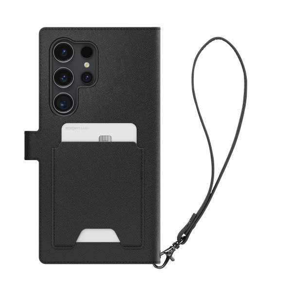 Spigen Samsung Galaxy S24 Ultra Fodral Wallet S Plus Svart
