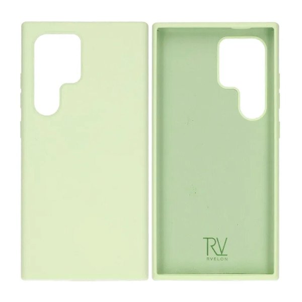 Rvelon Samsung Galaxy S24 Ultra Skal Silikon Limegrön