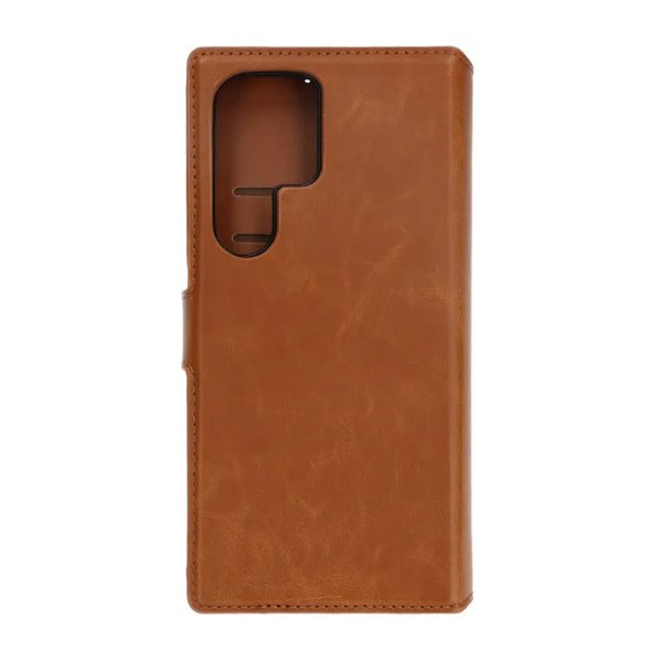 Rvelon Samsung Galaxy S24 Ultra Fodral Magnetiskt Avtagbart Skal Brun