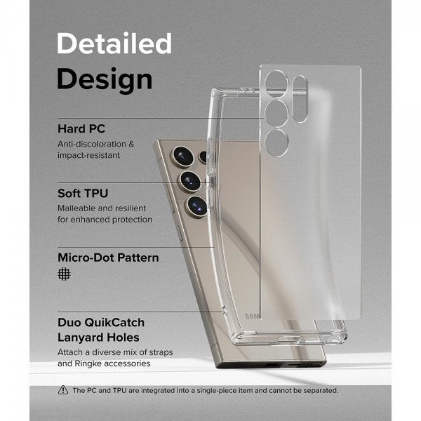 Ringke Samsung Galaxy S24 Ultra Skal Fusion Matte Clear