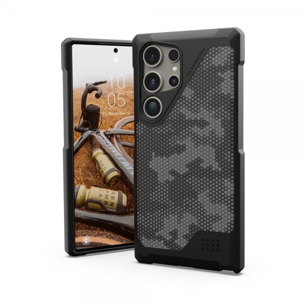 Urban Armor Gear (UAG) Samsung Galaxy S24 Ultra Skal Metropolis LT MagSafe Micro Hex Camo Graphite
