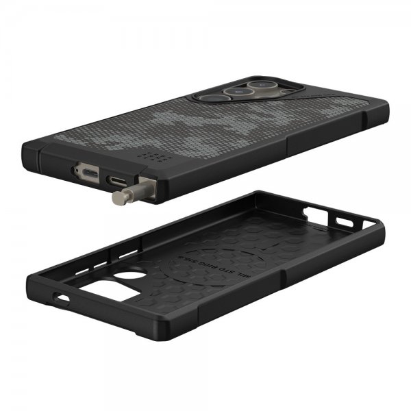 Urban Armor Gear (UAG) Samsung Galaxy S24 Ultra Skal Metropolis LT MagSafe Micro Hex Camo Graphite