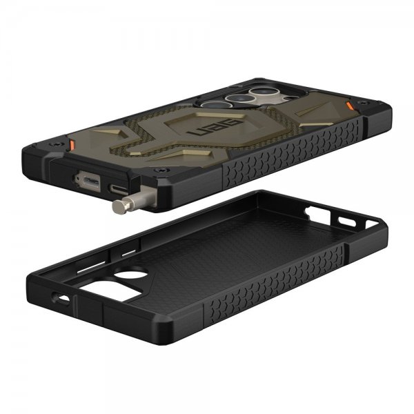 Urban Armor Gear (UAG) Samsung Galaxy S24 Ultra Skal Monarch Pro MagSafe Element Green