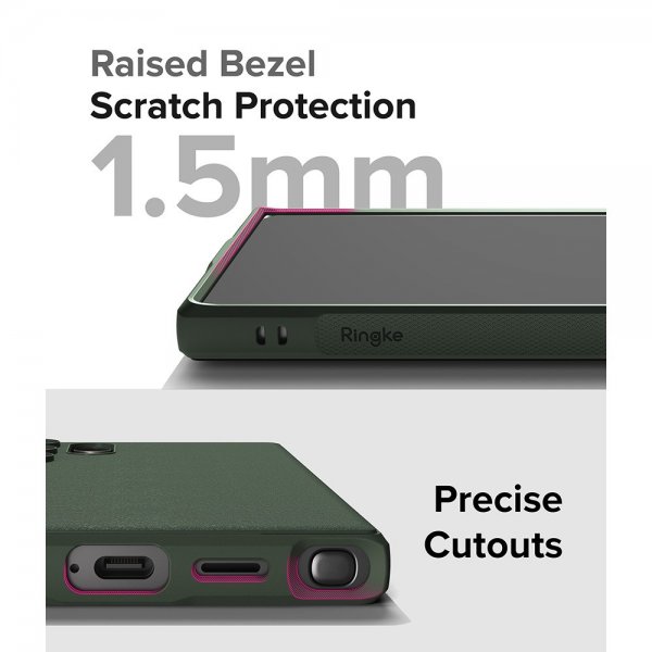 Ringke Samsung Galaxy S24 Ultra Skal Onyx Dark Green