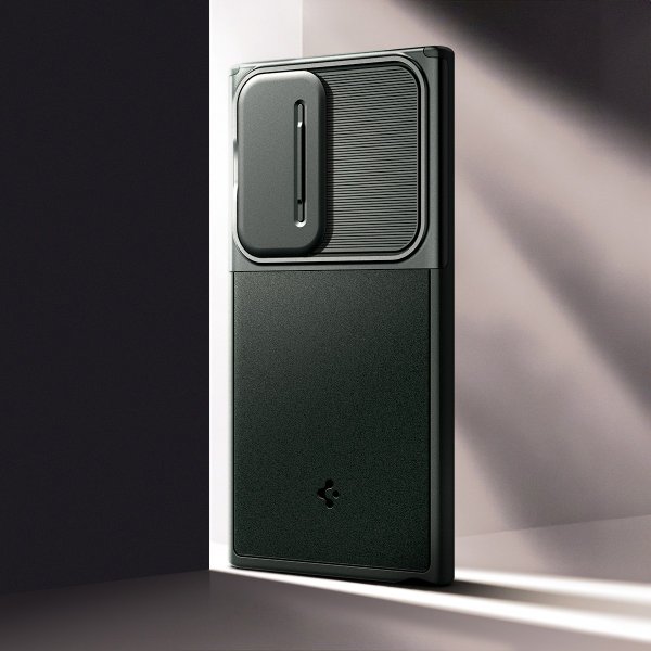 Spigen Samsung Galaxy S24 Ultra Skal Optik Armor Abyss Green