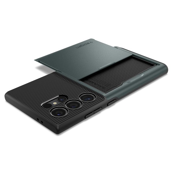 Spigen Samsung Galaxy S24 Ultra Skal Slim Armor CS Abyss Green