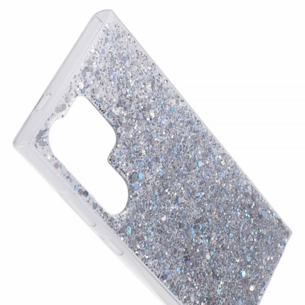 Nordic Covers Samsung Galaxy S24 Ultra Skal Sparkle Series Stardust Silver