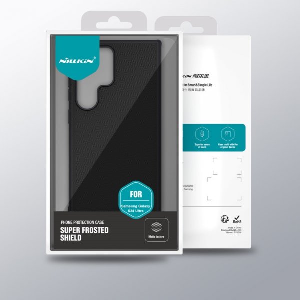 Nillkin Samsung Galaxy S24 Ultra Skal Super Frosted Shield Pro Svart