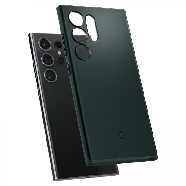 Spigen Samsung Galaxy S24 Ultra Skal Thin Fit Abyss Green