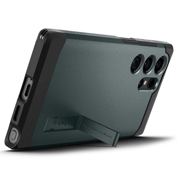 Spigen Samsung Galaxy S24 Ultra Skal Tough Armor Abyss Green