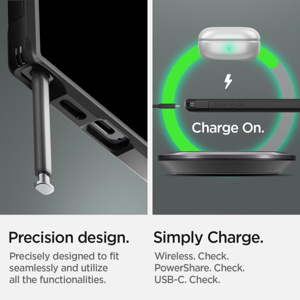 Spigen Samsung Galaxy S24 Ultra Skal Tough Armor Svart