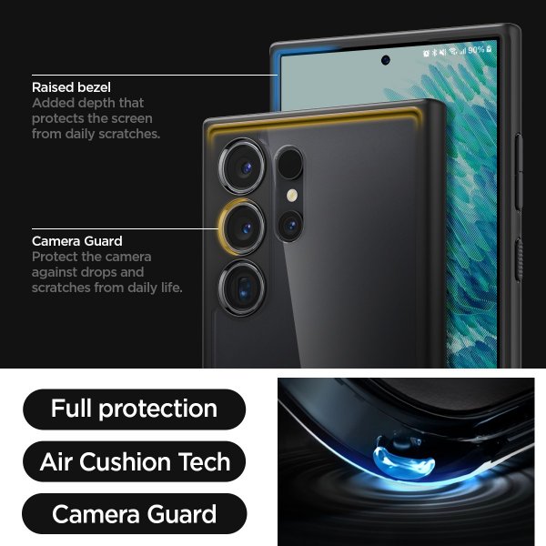 Spigen Samsung Galaxy S24 Ultra Skal Ultra Hybrid Frost Black
