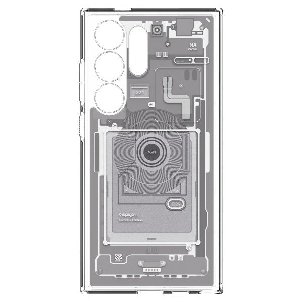 Spigen Samsung Galaxy S24 Ultra Skal Ultra Hybrid Zero One White